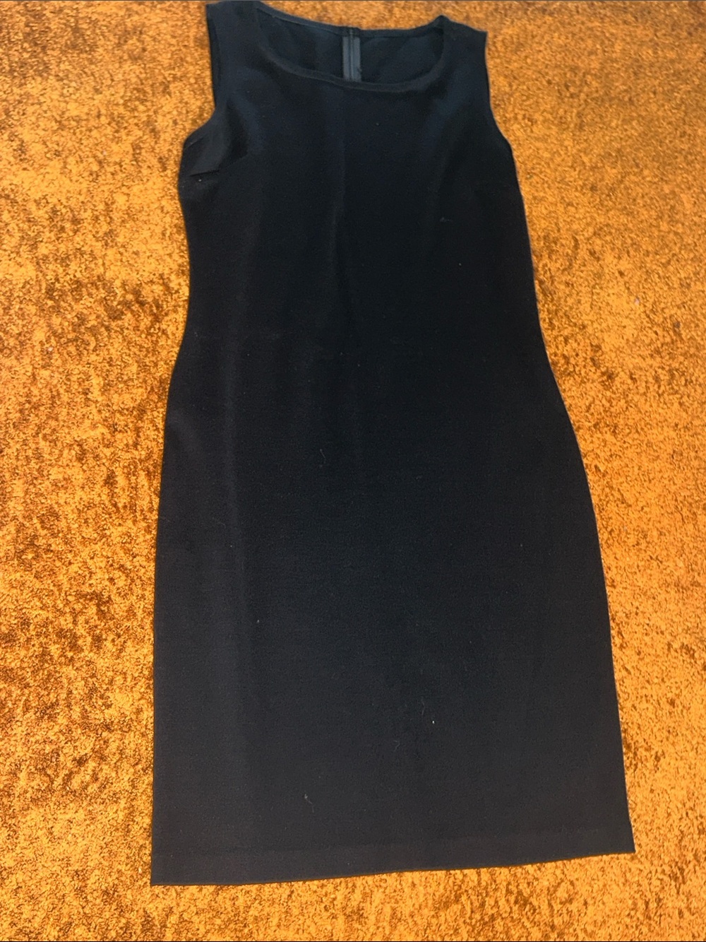 Sleek Black Sleeveless Midi Dress - Timeless Women's Staple